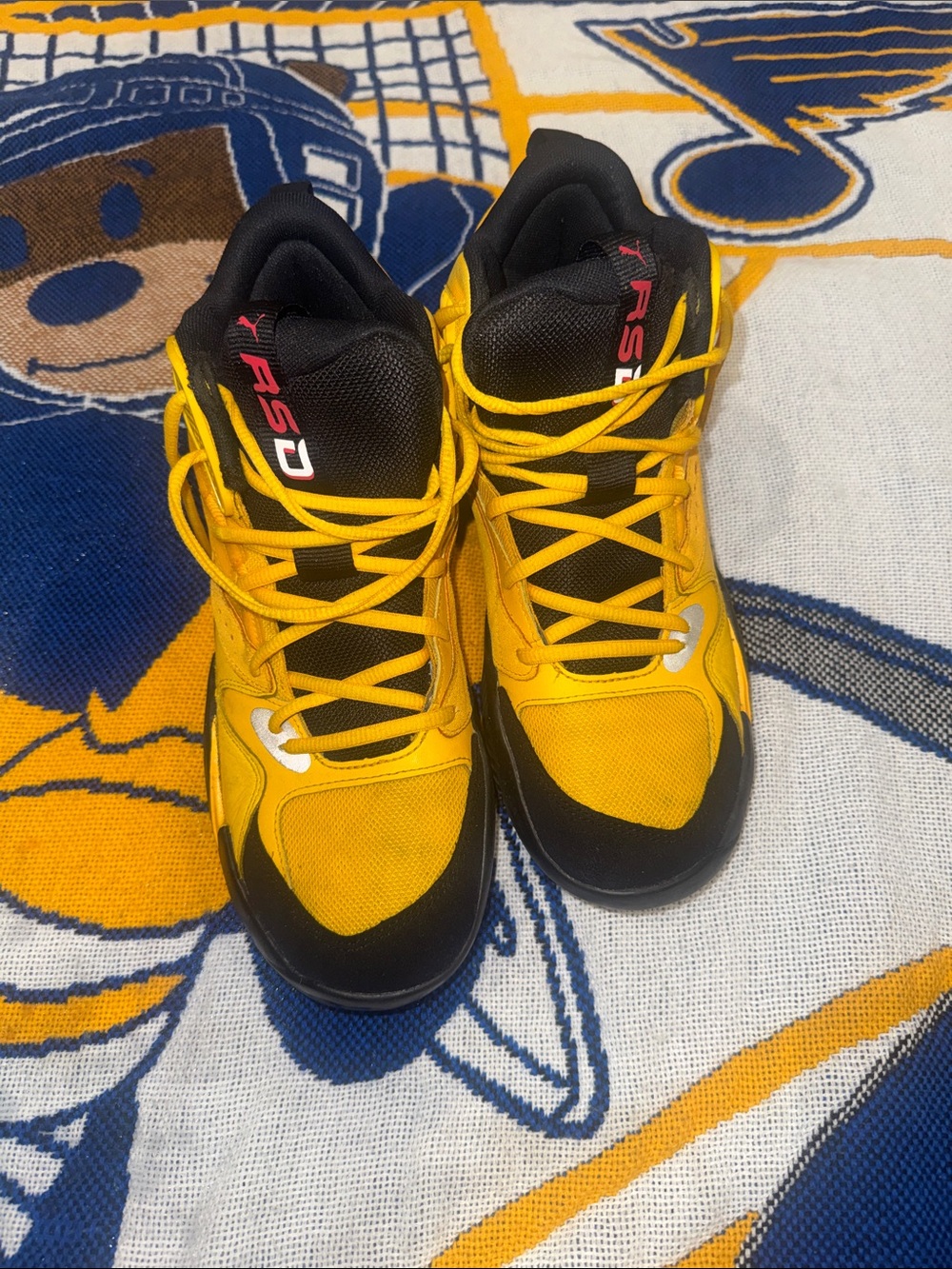Puma RS-D Yellow and Black Men’s Sneakers